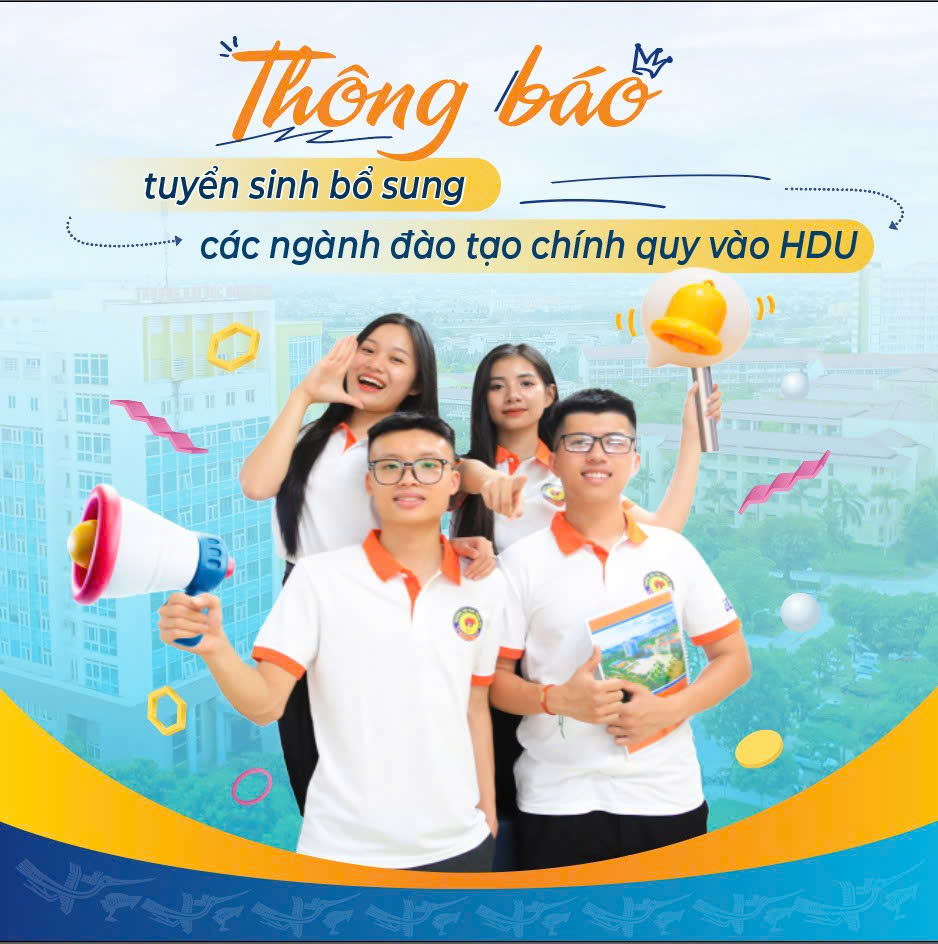 Thông báo tuyển sinh bổ sung đào tạo chính quy trình độ đại học năm 2024 vào Trường Đại học Hồng Đức